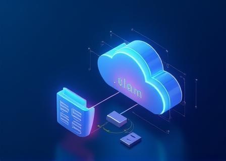 Abstract graphic representing secure cloud storage for digital files